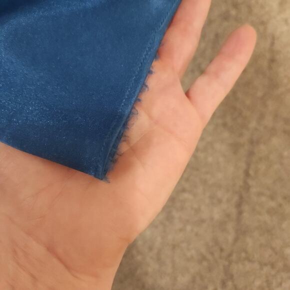 Gigi's Closette Glenview Teal Formal Boutique Evening Statement Gown - Size 10 - Picture 7 of 11